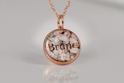 Necklace with cat ashes "Circle of Life"