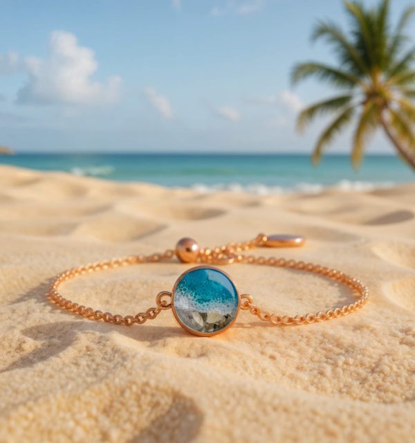 Sand Bracelet "Circle of Life Azure"