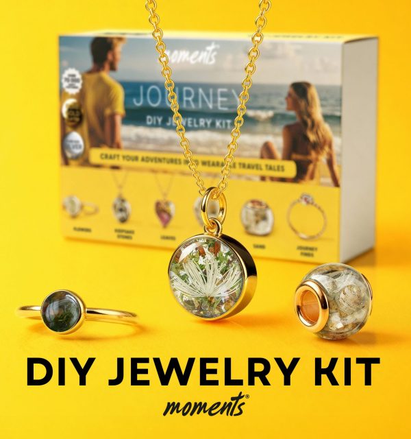 DIY JOURNEY Kit – Create Your Own Travel Keepsake Jewellery from Sand & Shells